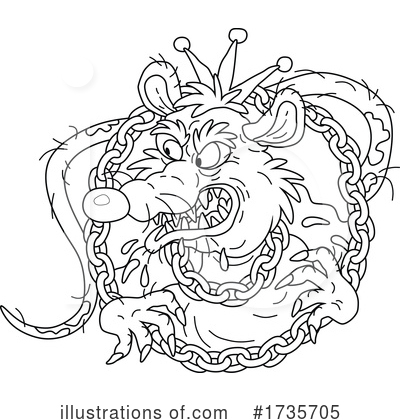 Royalty-Free (RF) Rat Clipart Illustration by Alex Bannykh - Stock Sample #1735705