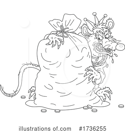 Royalty-Free (RF) Rat Clipart Illustration by Alex Bannykh - Stock Sample #1736255
