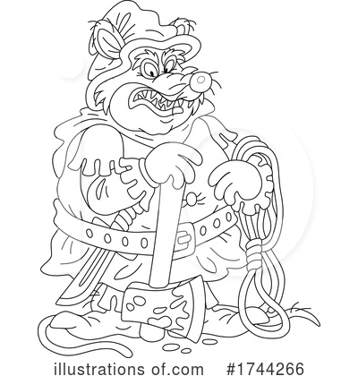 Royalty-Free (RF) Rat Clipart Illustration by Alex Bannykh - Stock Sample #1744266