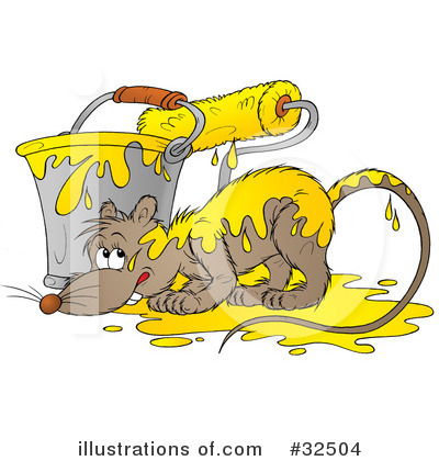 Royalty-Free (RF) Rat Clipart Illustration by Alex Bannykh - Stock Sample #32504