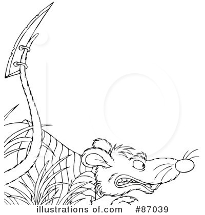 Royalty-Free (RF) Rat Clipart Illustration by Alex Bannykh - Stock Sample #87039
