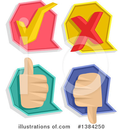 Thumb Down Clipart #1384250 by BNP Design Studio