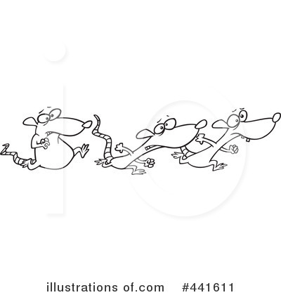 Royalty-Free (RF) Rats Clipart Illustration by toonaday - Stock Sample #441611