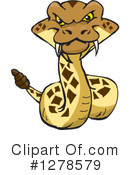 Rattlesnake Clipart #1278579 by Dennis Holmes Designs