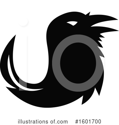 Royalty-Free (RF) Raven Clipart Illustration by patrimonio - Stock Sample #1601700
