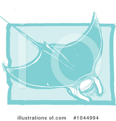 Royalty-Free (RF) Ray Fish Clipart Illustration by xunantunich - Stock Sample #1044994