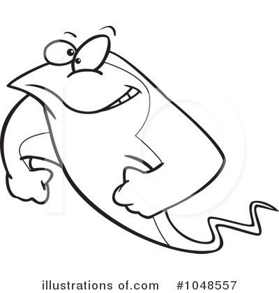 Royalty-Free (RF) Ray Fish Clipart Illustration by toonaday - Stock Sample #1048557