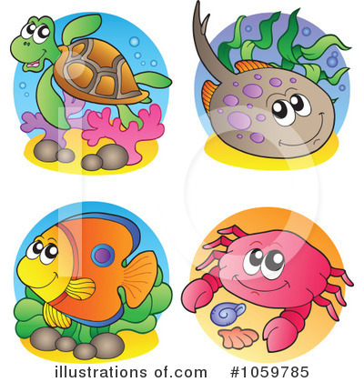 Ray Fish Clipart #1059785 by visekart
