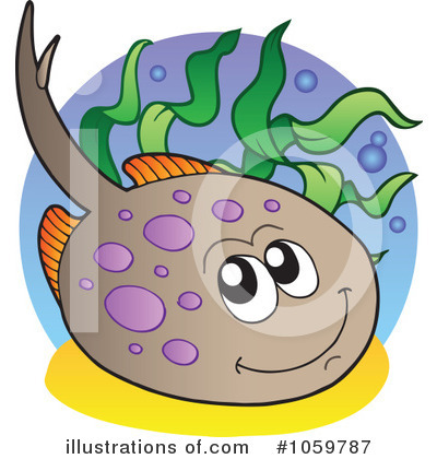Ray Fish Clipart #1059787 by visekart