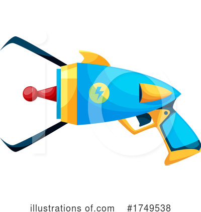 Royalty-Free (RF) Ray Gun Clipart Illustration by Vector Tradition SM - Stock Sample #1749538