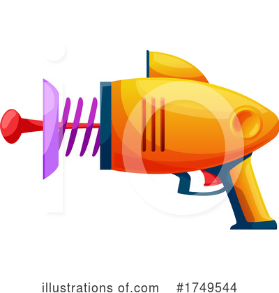 Royalty-Free (RF) Ray Gun Clipart Illustration by Vector Tradition SM - Stock Sample #1749544