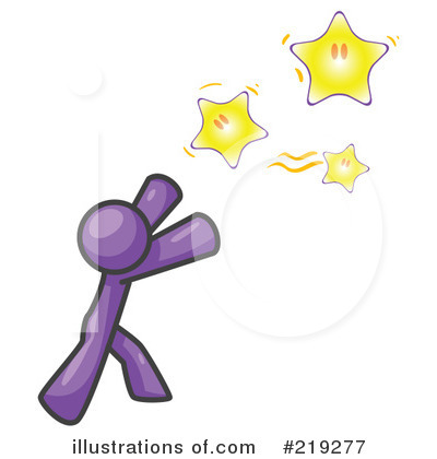Royalty-Free (RF) Reach For The Stars Clipart Illustration by Leo Blanchette - Stock Sample #219277
