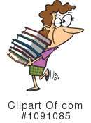 Reading Clipart #1091085 by toonaday