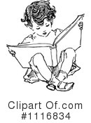 Reading Clipart #1116834 by Prawny Vintage