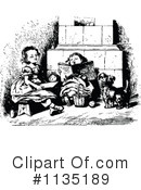 Reading Clipart #1135189 by Prawny Vintage