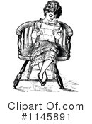Reading Clipart #1145891 by Prawny Vintage