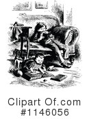 Reading Clipart #1146056 by Prawny Vintage
