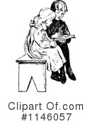 Reading Clipart #1146057 by Prawny Vintage