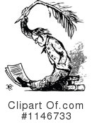 Reading Clipart #1146733 by Prawny Vintage