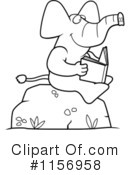 Reading Clipart #1156958 by Cory Thoman