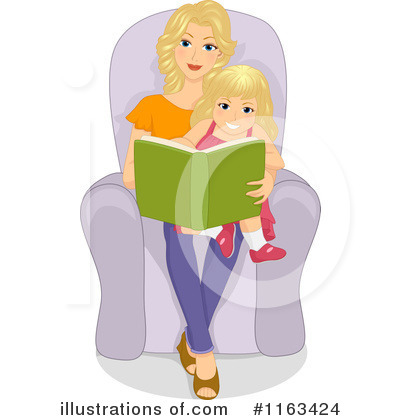 Royalty-Free (RF) Reading Clipart Illustration by BNP Design Studio - Stock Sample #1163424