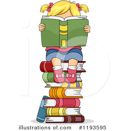 Royalty-Free (RF) Reading Clipart Illustration by BNP Design Studio - Stock Sample #1193595