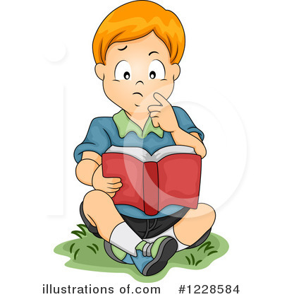 Royalty-Free (RF) Reading Clipart Illustration by BNP Design Studio - Stock Sample #1228584