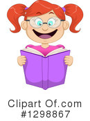 Reading Clipart #1298867 by Liron Peer