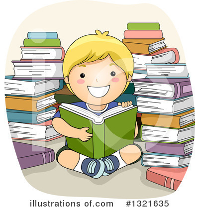 Royalty-Free (RF) Reading Clipart Illustration by BNP Design Studio - Stock Sample #1321635