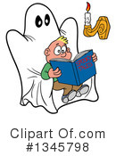 Reading Clipart #1345798 by LaffToon