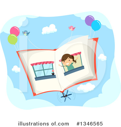 Royalty-Free (RF) Reading Clipart Illustration by BNP Design Studio - Stock Sample #1346565