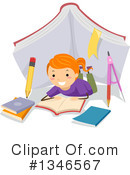Reading Clipart #1346567 by BNP Design Studio