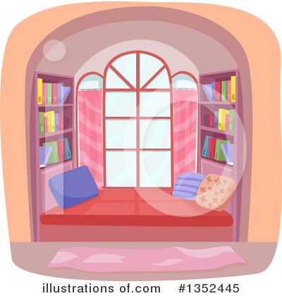 Royalty-Free (RF) Reading Clipart Illustration by BNP Design Studio - Stock Sample #1352445