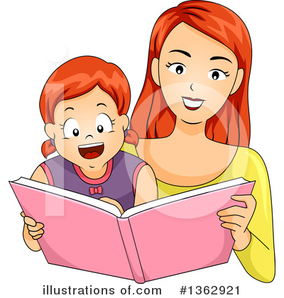 Royalty-Free (RF) Reading Clipart Illustration by BNP Design Studio - Stock Sample #1362921