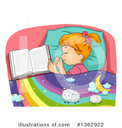 Royalty-Free (RF) Reading Clipart Illustration by BNP Design Studio - Stock Sample #1362922