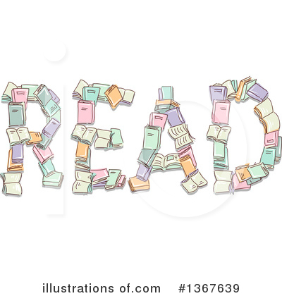 Royalty-Free (RF) Reading Clipart Illustration by BNP Design Studio - Stock Sample #1367639