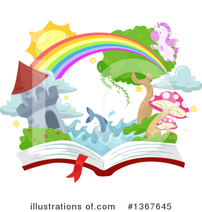 Royalty-Free (RF) Reading Clipart Illustration by BNP Design Studio - Stock Sample #1367645