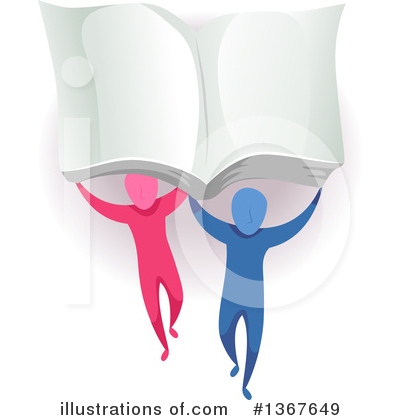 Royalty-Free (RF) Reading Clipart Illustration by BNP Design Studio - Stock Sample #1367649