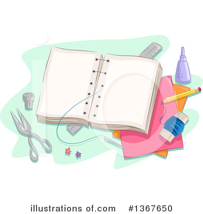 Royalty-Free (RF) Reading Clipart Illustration by BNP Design Studio - Stock Sample #1367650