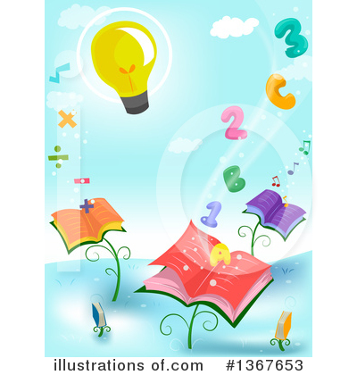 Royalty-Free (RF) Reading Clipart Illustration by BNP Design Studio - Stock Sample #1367653