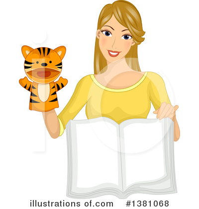 Royalty-Free (RF) Reading Clipart Illustration by BNP Design Studio - Stock Sample #1381068