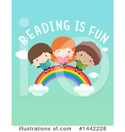 Royalty-Free (RF) Reading Clipart Illustration by BNP Design Studio - Stock Sample #1442228