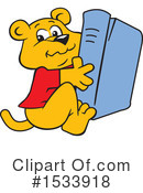 Reading Clipart #1533918 by Johnny Sajem