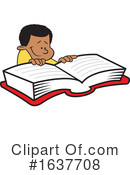 Reading Clipart #1637708 by Johnny Sajem