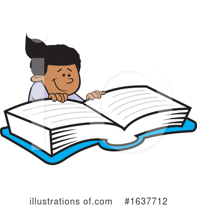 Royalty-Free (RF) Reading Clipart Illustration by Johnny Sajem - Stock Sample #1637712