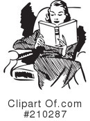 Reading Clipart #210287 by BestVector