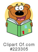 Reading Clipart #223305 by Hit Toon