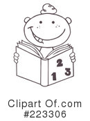 Reading Clipart #223306 by Hit Toon