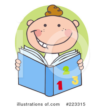 Royalty-Free (RF) Reading Clipart Illustration by Hit Toon - Stock Sample #223315