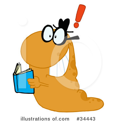 Royalty-Free (RF) Reading Clipart Illustration by Hit Toon - Stock Sample #34443